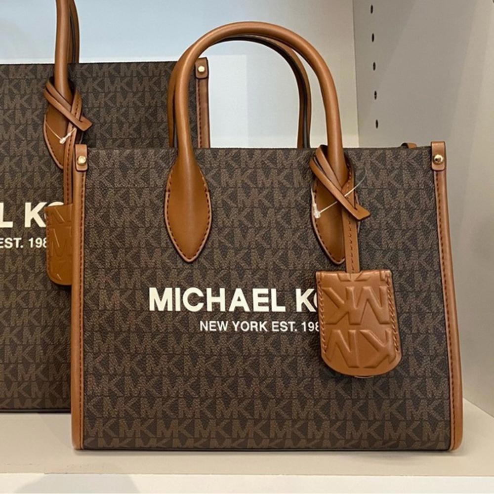 Michael Kors Mirella Small Shopper Top Zip Crossbody